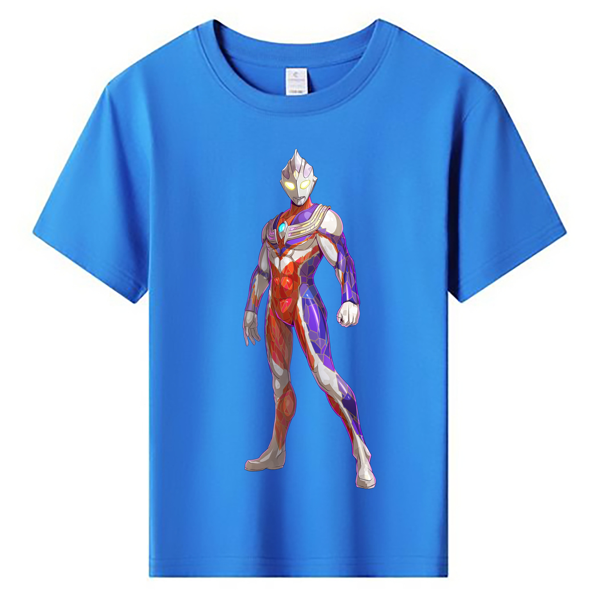 （画像用） ウルトラマン Ultraman 綿100％キッズTシャツ（フロントプリント）